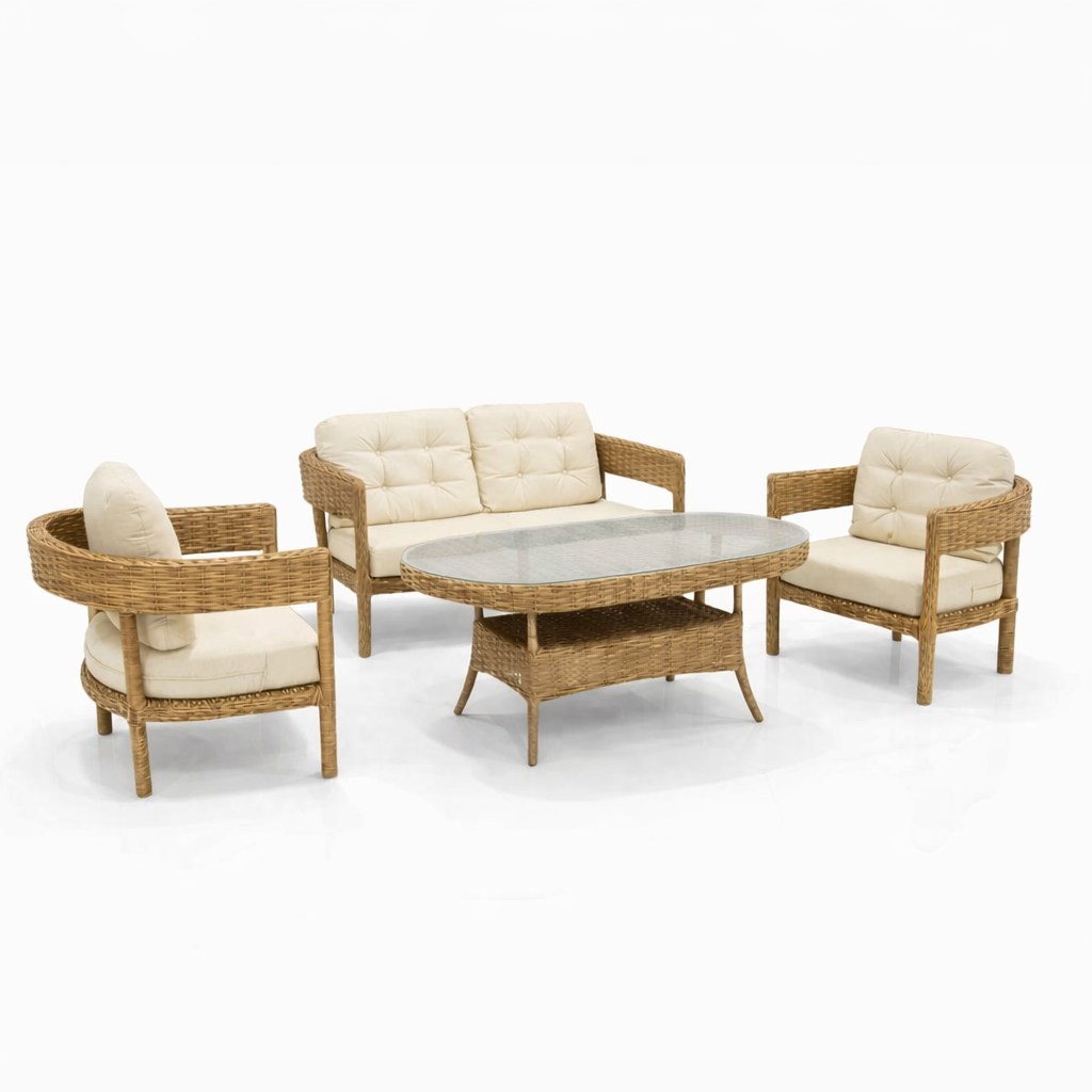 Lozan 2+1+1 Raddan Oturma Grubu - Kapiçino